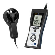 Pce Instruments Air Flow Meter, Measuring Units m / s, km / h, ft / min, knot, mph PCE-VA 11